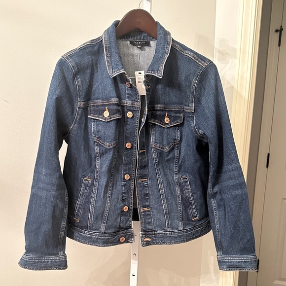 Talbots Denim Jacket with Button Details - Picture 1 of 3